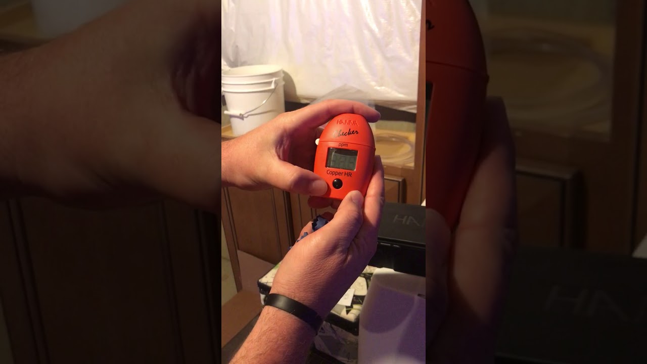 Testing Copper Power With Hanna High Range Copper Checker