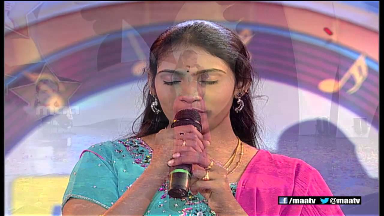 Super Singer 1 Episode 33 : Anjana Sowmya Performance ( Shashi Vadane )