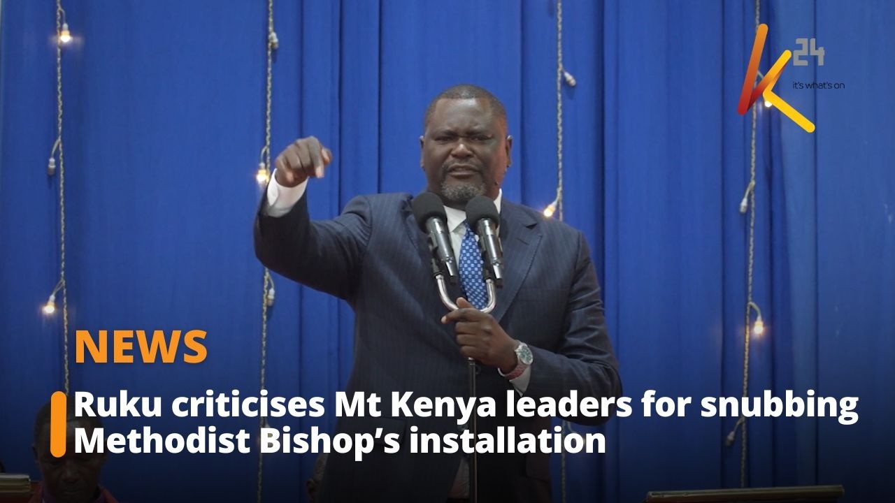 Ruku criticises Mt Kenya leaders for snubbing Methodist Bishop’s installation