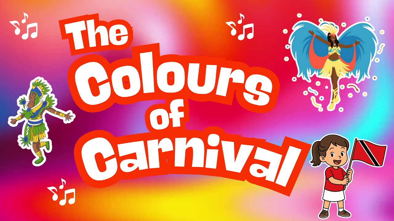 Let’s Learn the Colours of Trinidad and Tobago Carnival! | Fun Educational Video for Kids