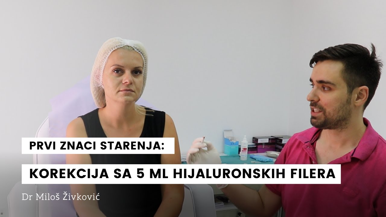 Podmlađivanje lica i uklanjanje prvih znakova starenja filerima | Dr Miloš Živković