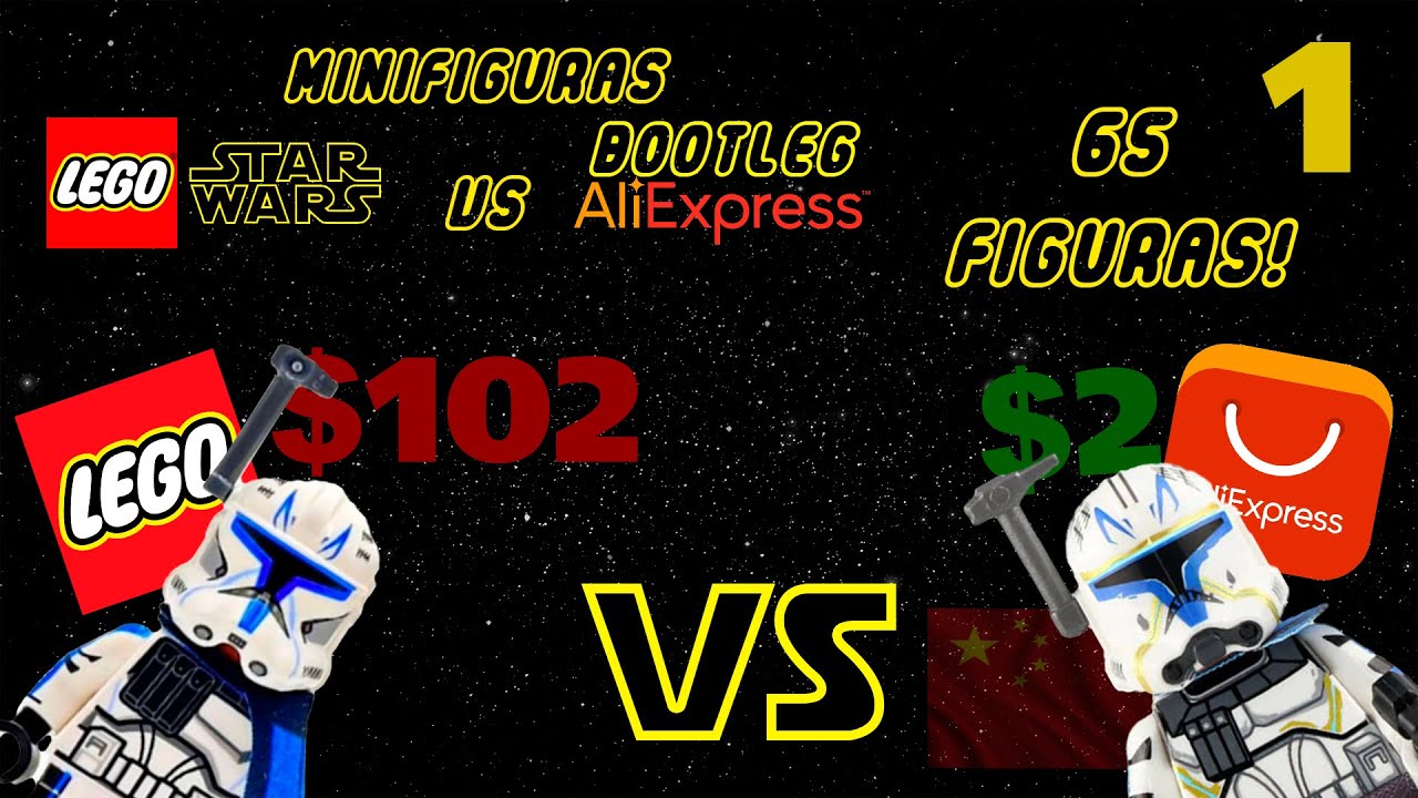 Minifiguras Lego de Star Wars Original Vs Bootleg | Comparativa  Parte 1 (Soldados)