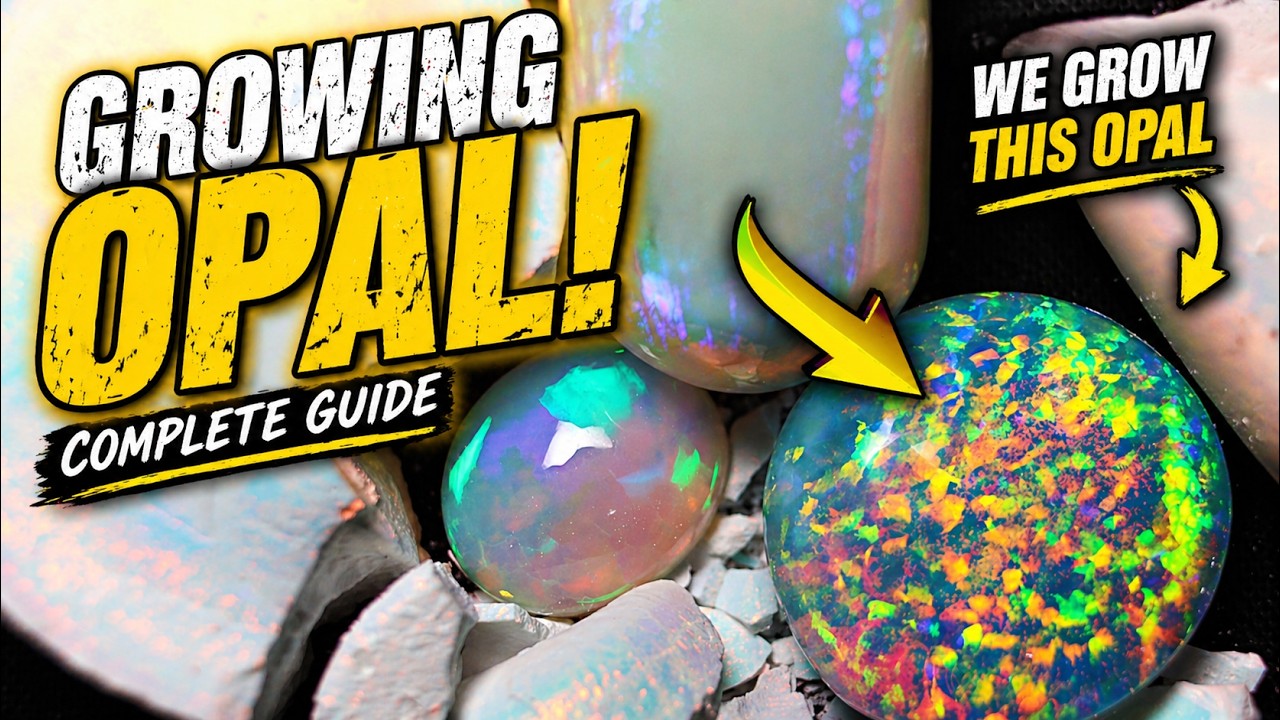 Can You Grow Real Opals at home?  Wait till you see the results!!!