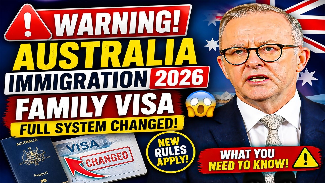 🚨 BIG UPDATE: Australia Immigration 2026 | Family Visa New Rules | Complete Policy Change Revealed 😳