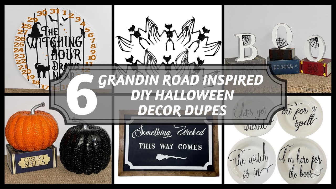 Spooky Savings: 6 Grandin Road Halloween Decor DIY Dupes to Make at Home 🦇🕸️