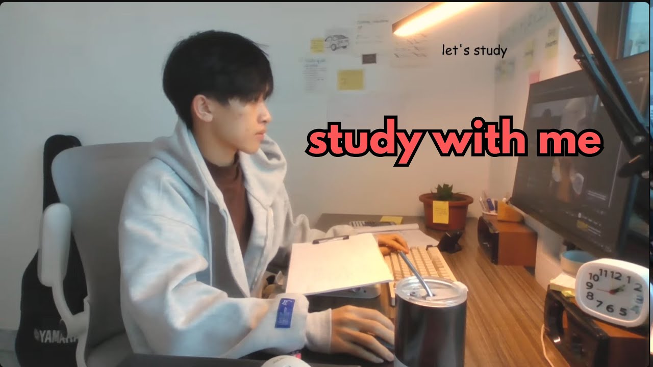 Study With Me | Rain Sounds 🌧️| Pomodoro 60/10