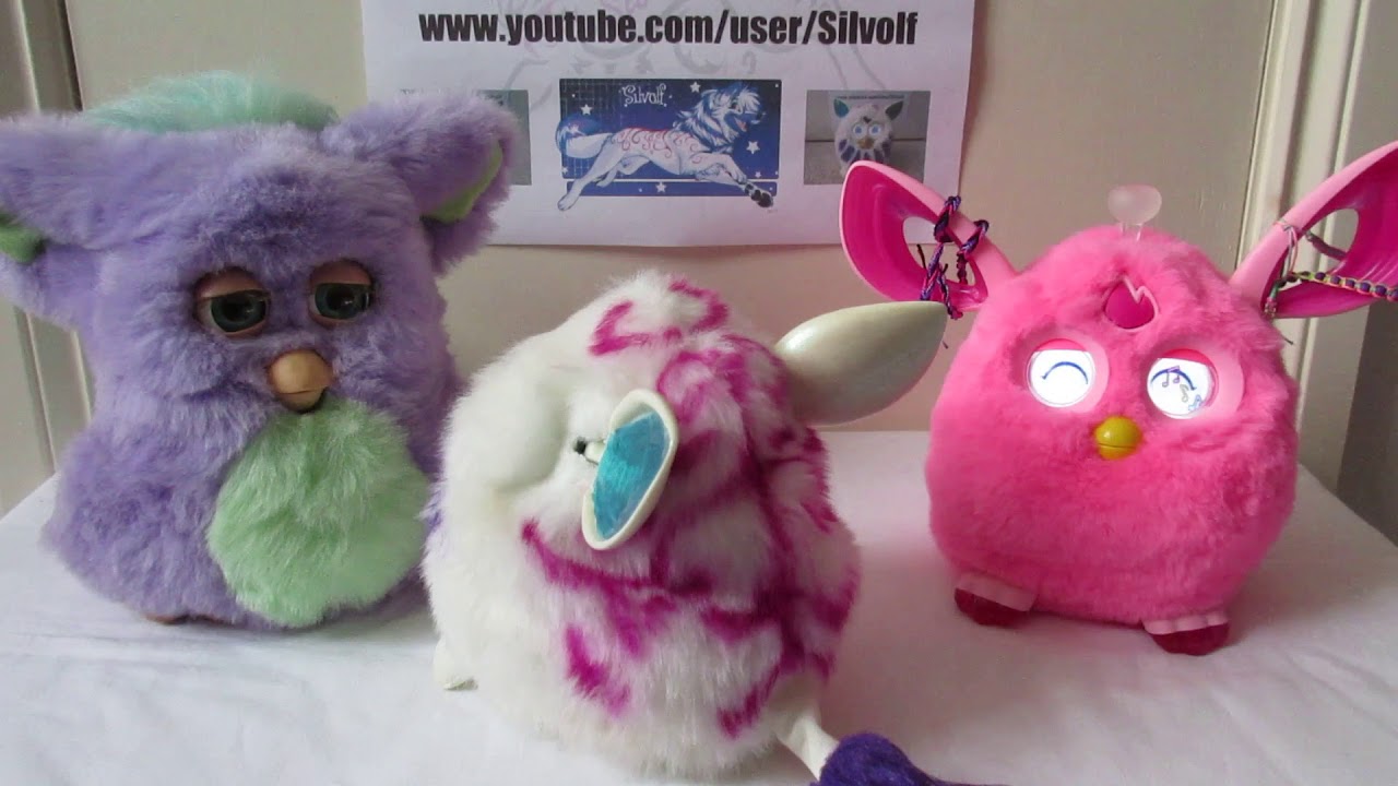 Furbies from 2006, 2012 and Furby Connect