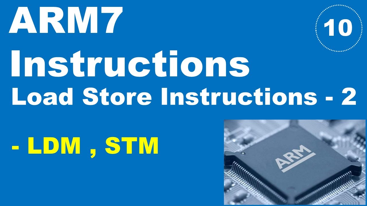 ARM Instruction Set - Multiple Register Load Store Instruction - LDM, STM