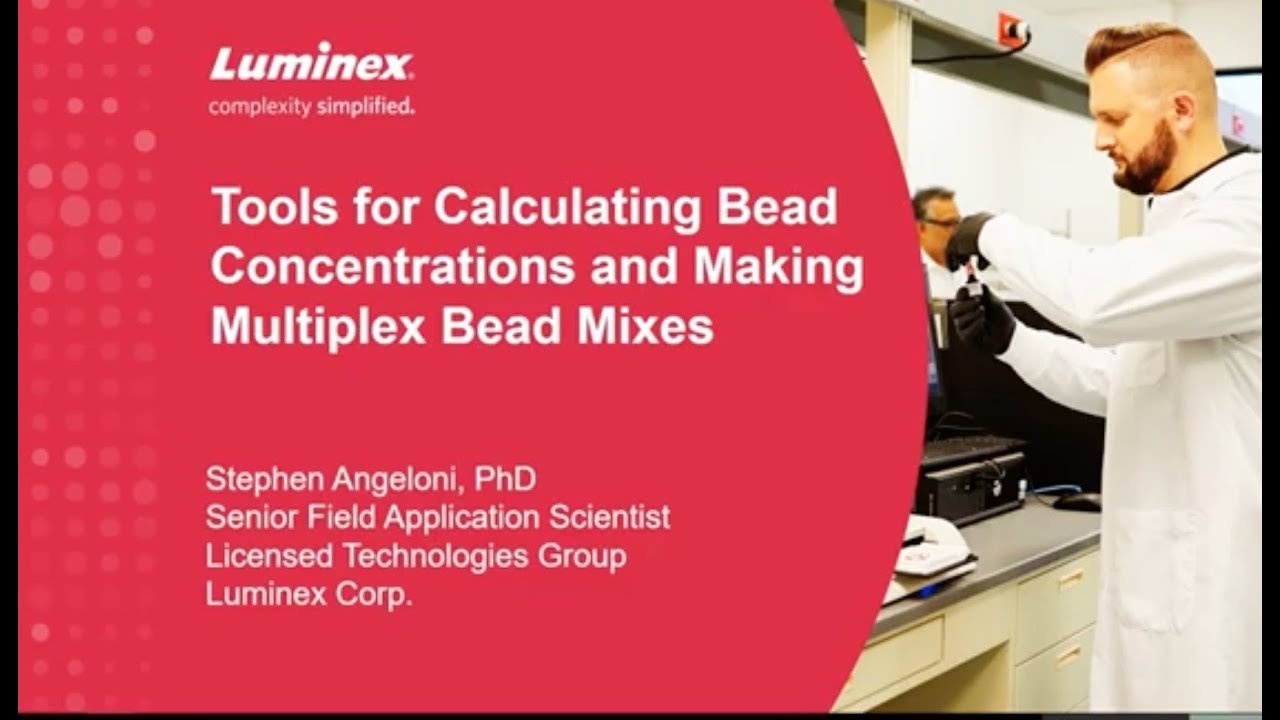 Tools for Calculating Bead Concentrations and Making Multiplex Bead Mixes