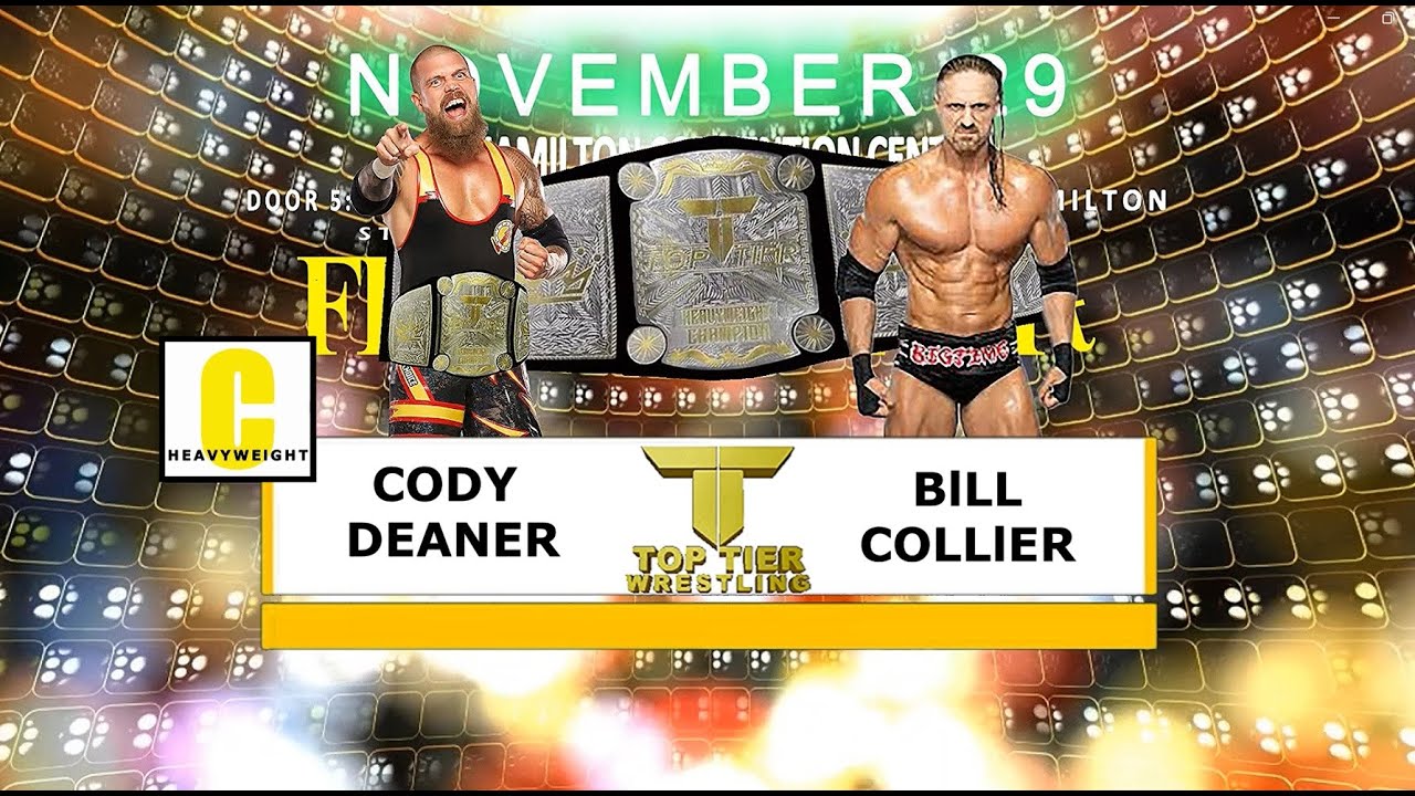 FULL MATCH - CODY DEANER(C) VS BILL COLLIER - TOP TIER  CHAMPIONSHIP - FROST FIGHT