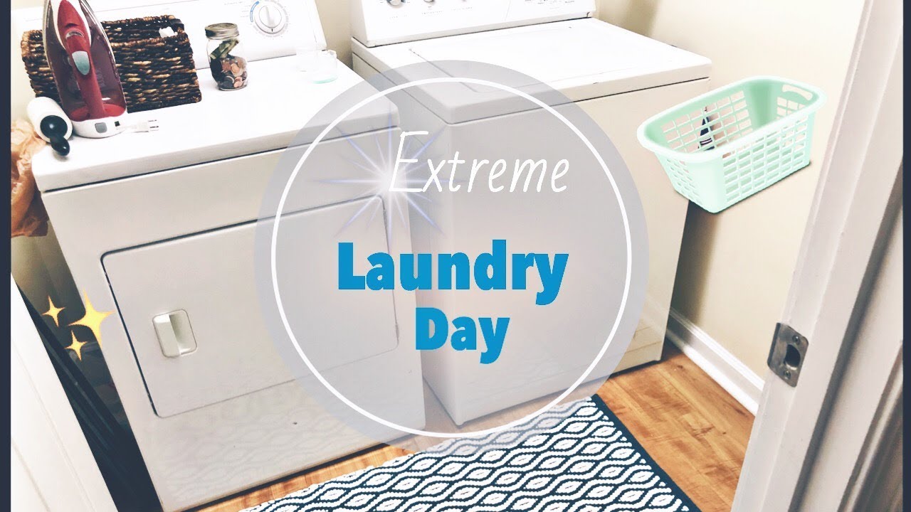 LAUNDRY ROUTINE// EXTREME LAUNDRY DAY// Always4everGreens