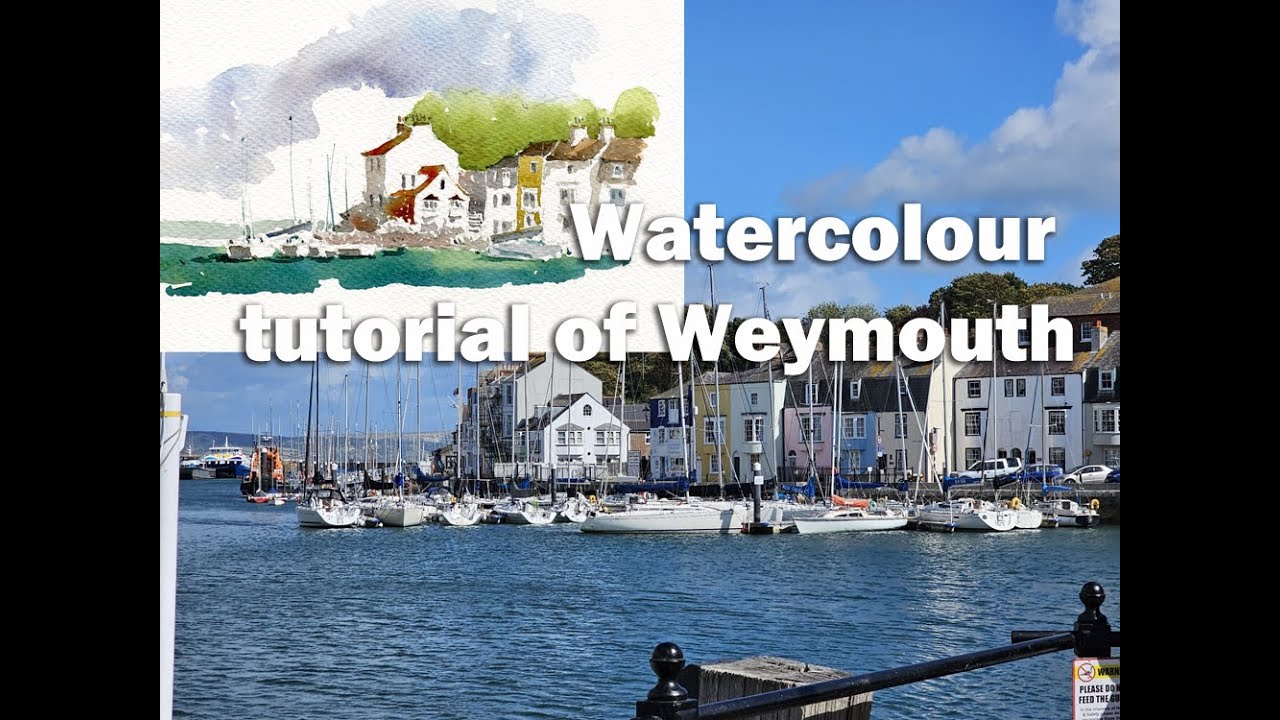 Weymouth Loose watercolour tutorial by Mike Jackson