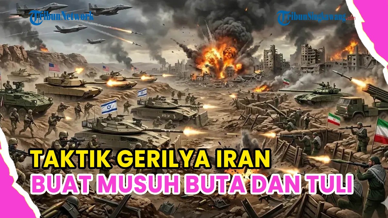 🔺TAKTIK GERILYA LANGIT IRAN, BUAT AS DAN ISRAEL BUTA DAN TULI❗