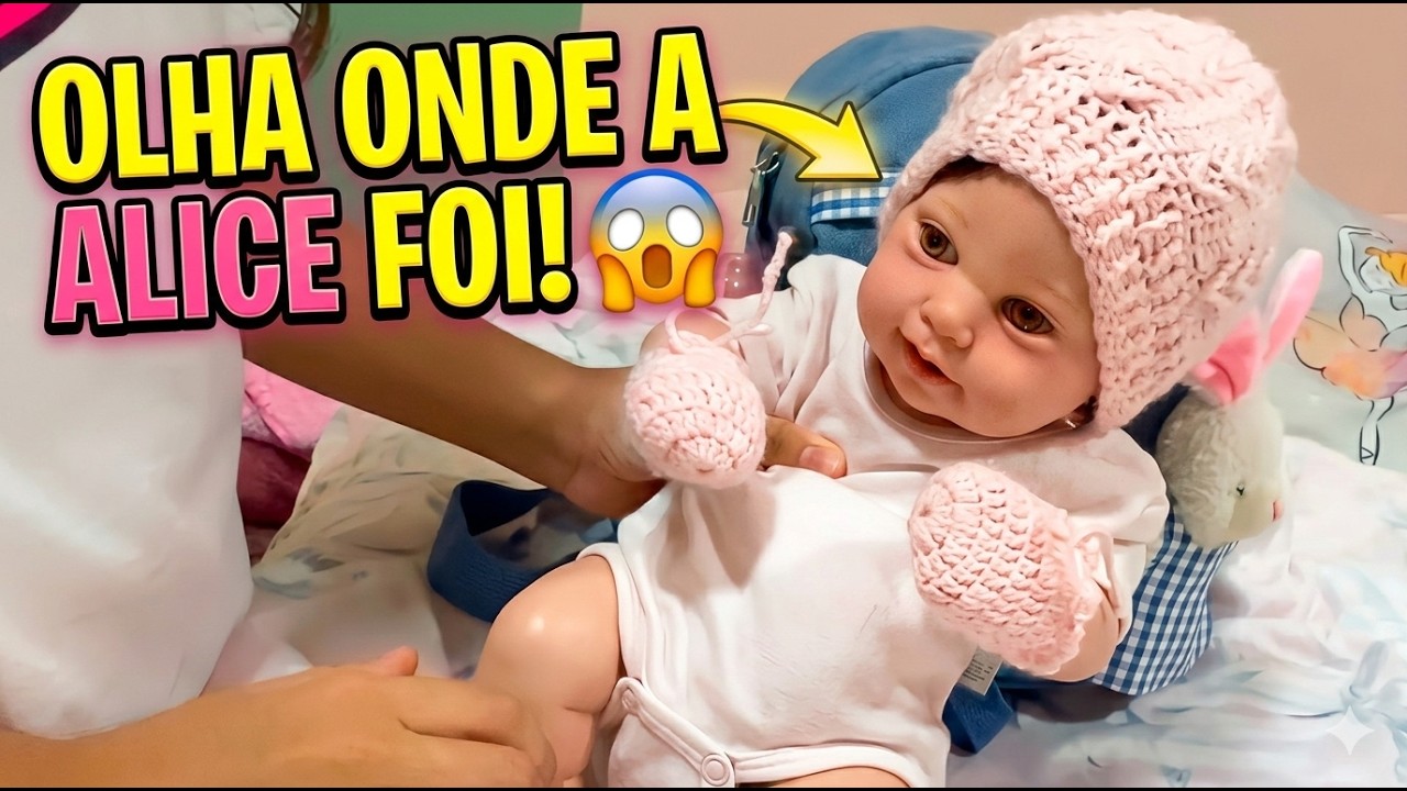 LEVANDO MINHA BEBÊ REBORN ALICE PARA PASSEAR NA CASA DA VOVÓ - CANTINHO DAS BONECAS
