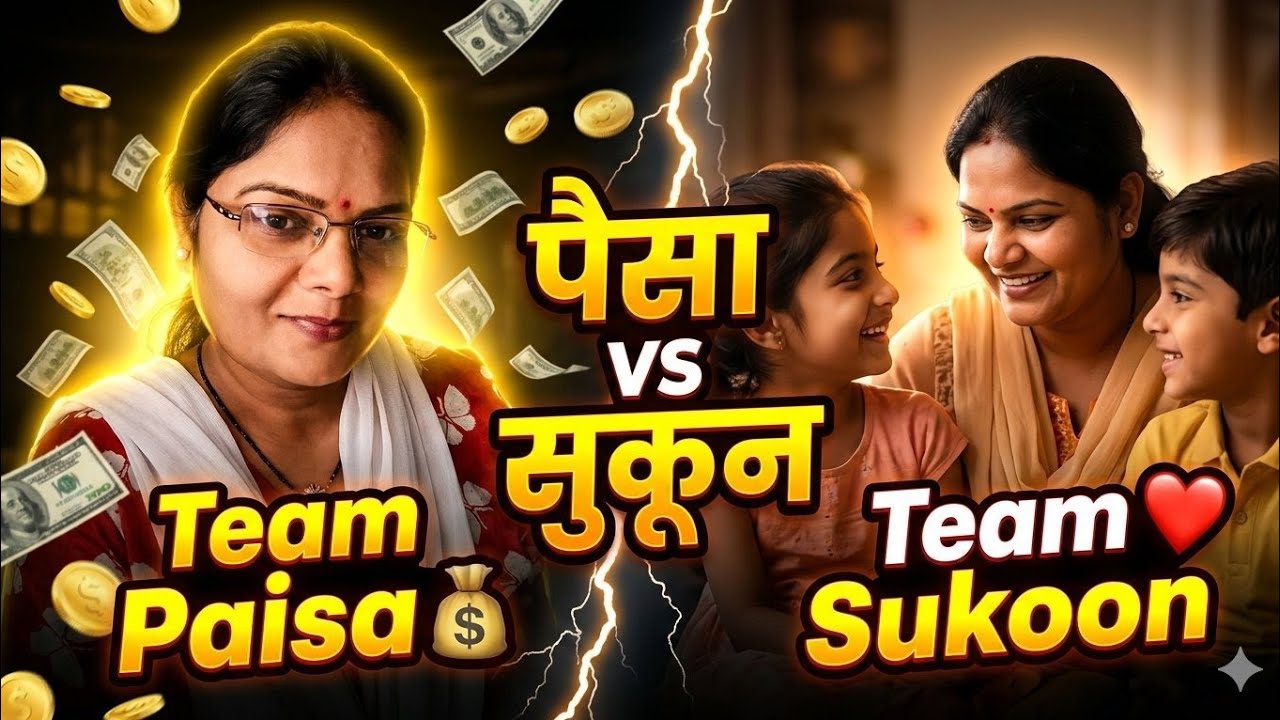 क्या पैसा ही जिंदगी में सब कुछ है?” – महामुकाबला 💰 vs ❤️