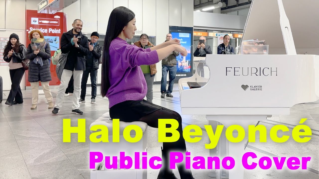 Halo - Beyoncé | Public Piano Cover | YUKI PIANO