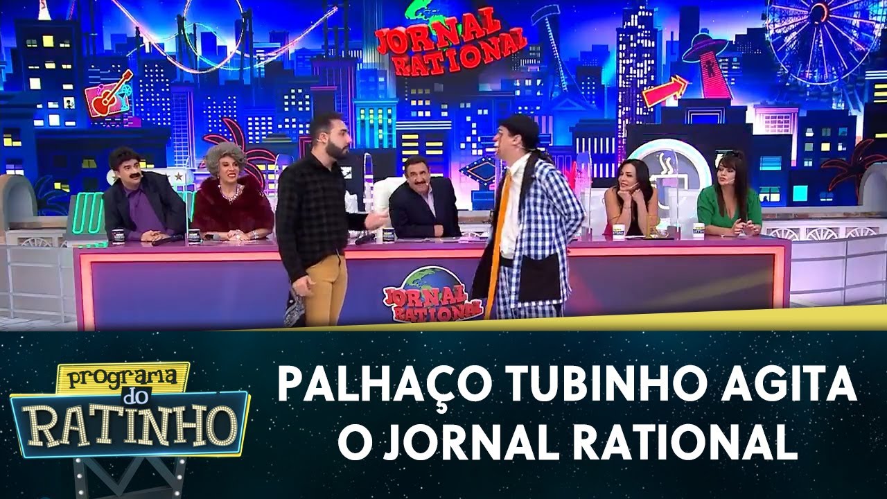 Palhaço Tubinho agita o Jornal Rational | Programa do Ratinho (03/11/20)