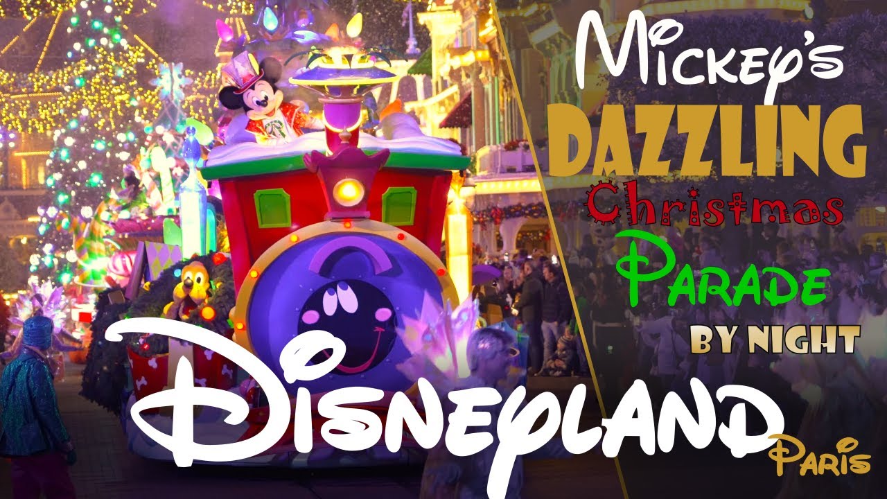 Mickey’s Dazzling Christmas Parade in het donker @ Disneyland Parijs!