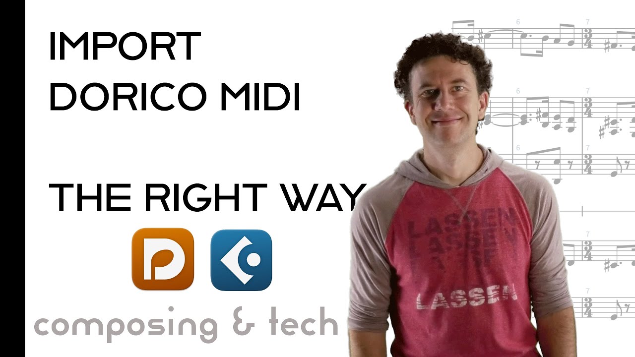 Лучший способ импортировать сложные MIDI-файлы из Dorico в Cubase