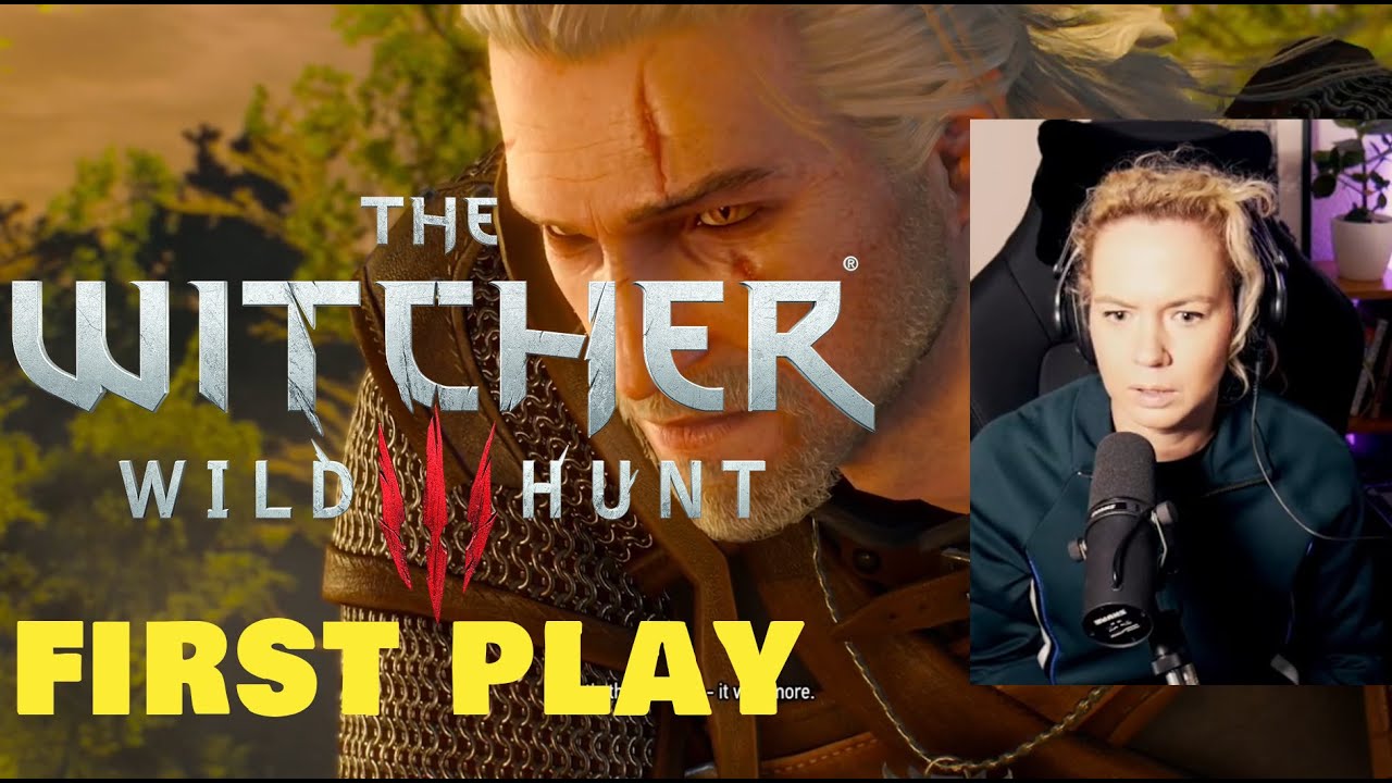 1 - FIRST PLAY! The Witcher 3 first play