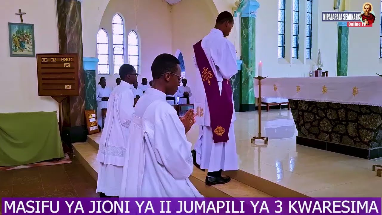 ADHIMISHO LA IBADA YA MASIFU YA  JIONI YA II  JUMAPILI YA 3 KWARESIMA @KipalapalaSeminaryOnlineTv 