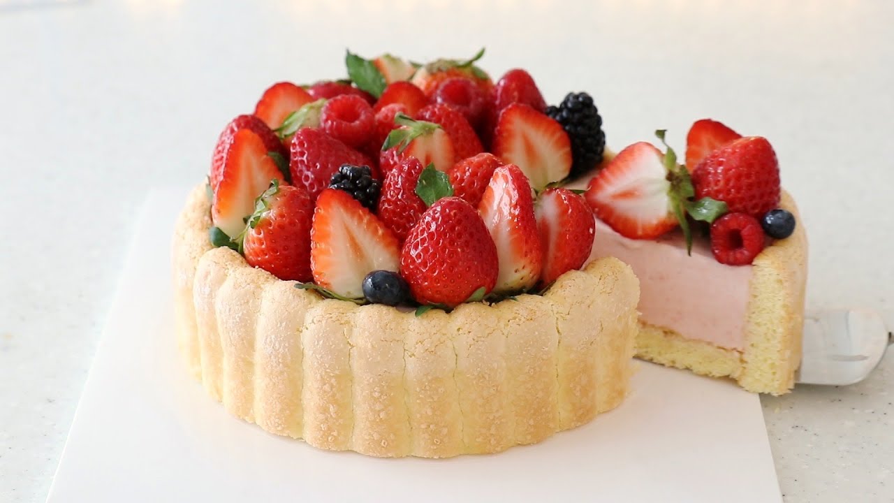 🍓Рецепт клубничного пирога Шарлотта🍓