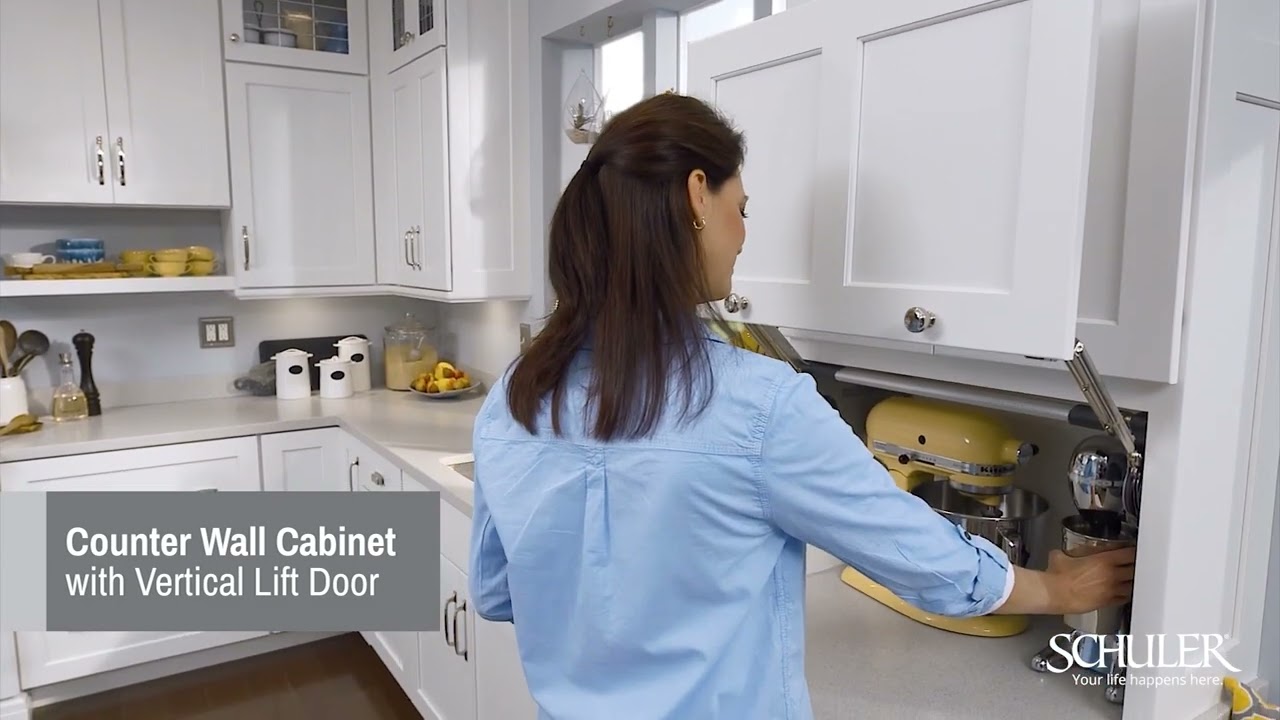 Countertop Appliance Garage Cabinet by Schuler Cabinetry
