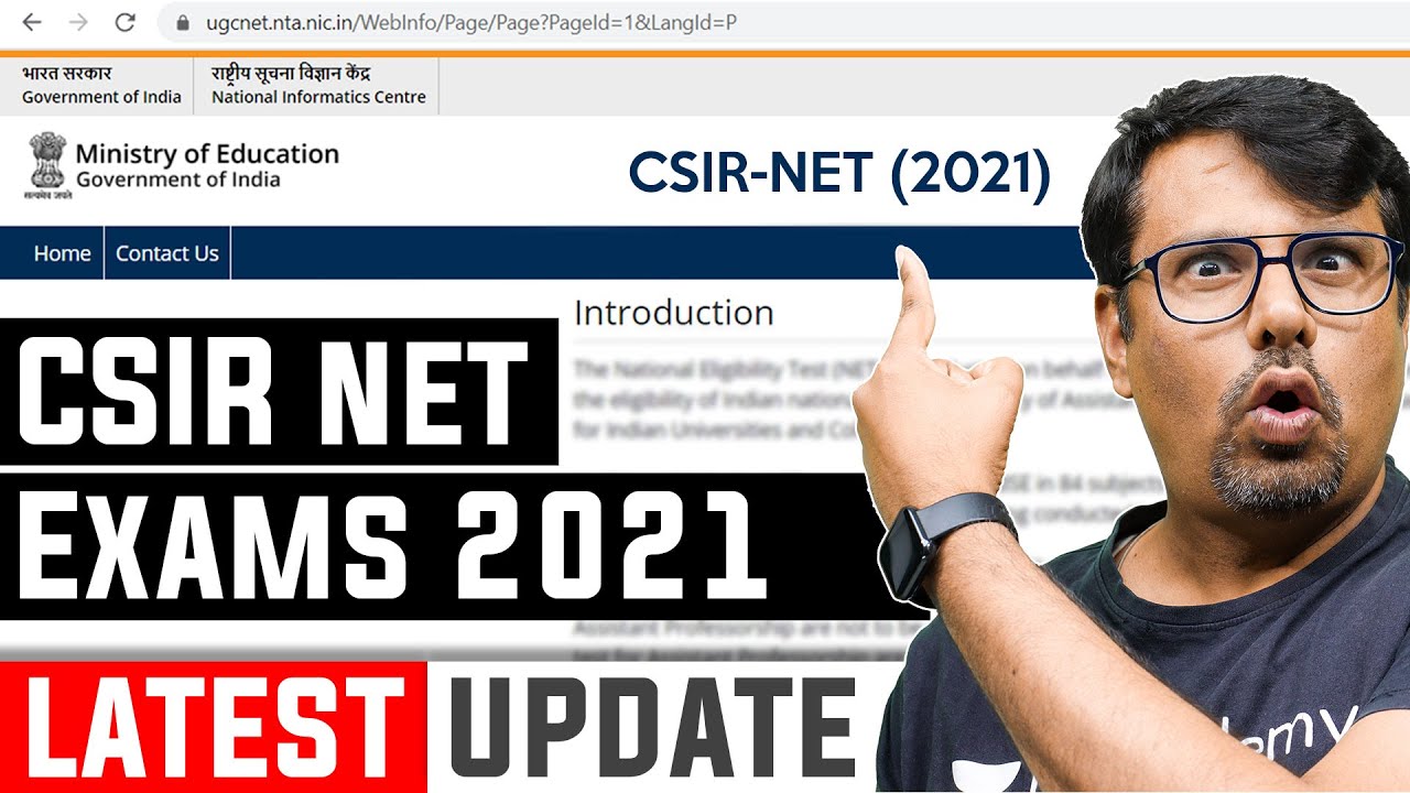 CSIR NET 2021 Exam Date 