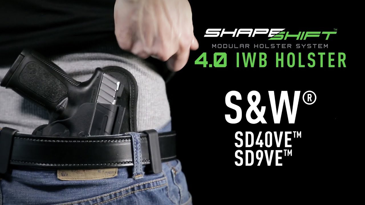 Best IWB Holster for the S&W SD 9/40 VE - Alien Gear Holsters