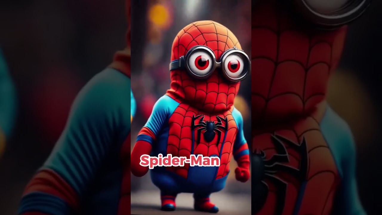 Marvel Avengers Cute Minions #spiderman  #avengers