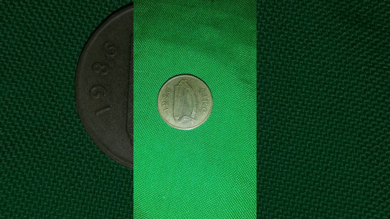 20 pence &egrave;ire Ireland Coin (1986:NICKLE BRASS)