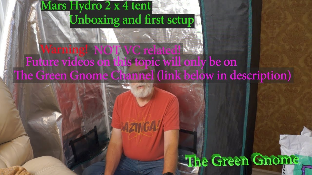 Распаковка и первая установка гроутента Mars Hydro 2x4