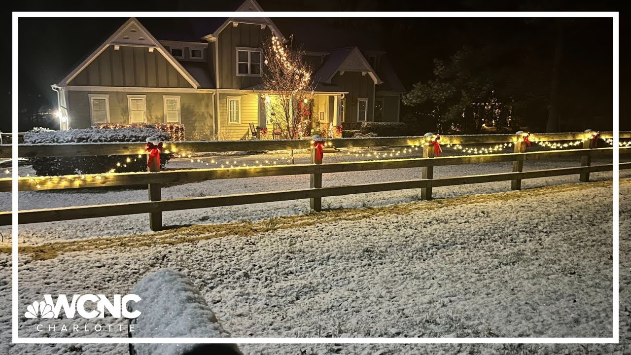 Charlotte area finally sees snow | WCNC Charlotte To Go