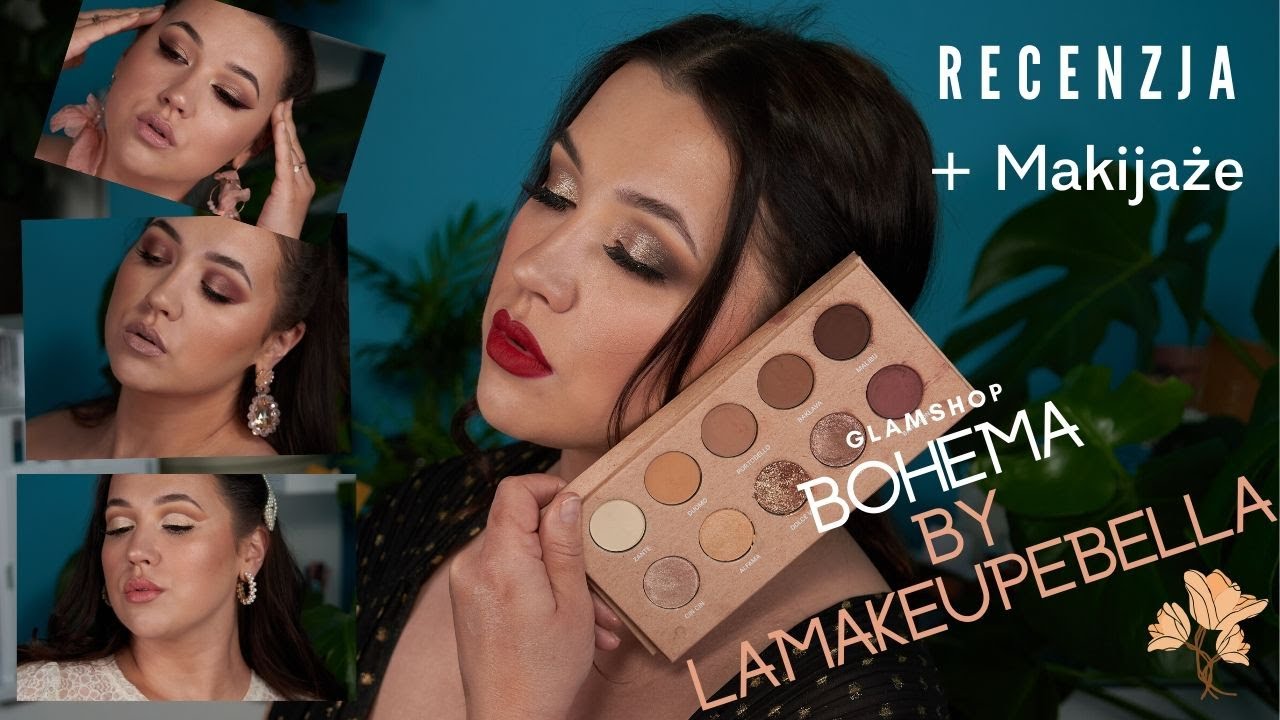 PALETOweLOVE | 1 TYDZIEŃ | 1 PALETA | BOHEMA by LAMAKEUPEBELLA 😍 | GlamSHop | RECENZJA + MAKIJAŻE 💋