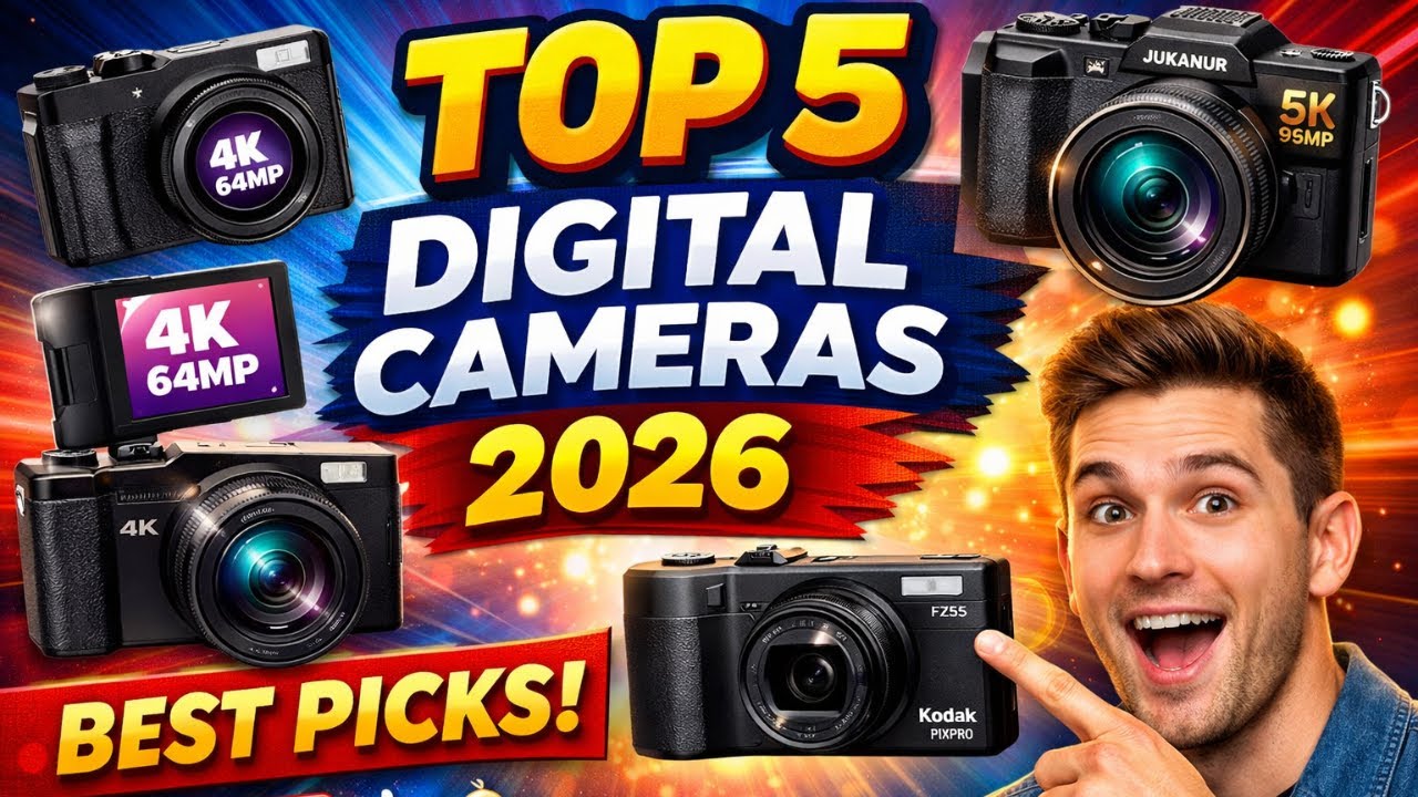 Top 5 Best Digital Cameras 2026 📸 | Best Camera for Vlogging, YouTube & Photography