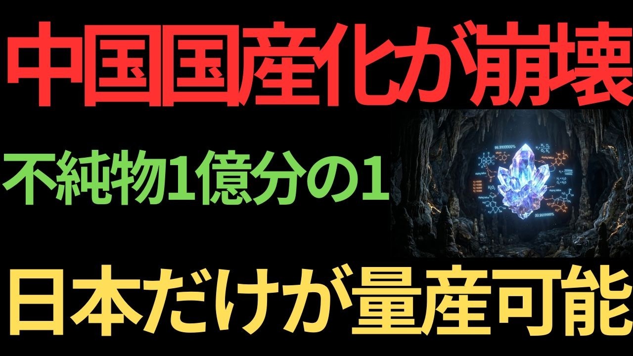 【素材戦争】純度1億分の1の壁...中国兆円投資でも越えられない理由とは