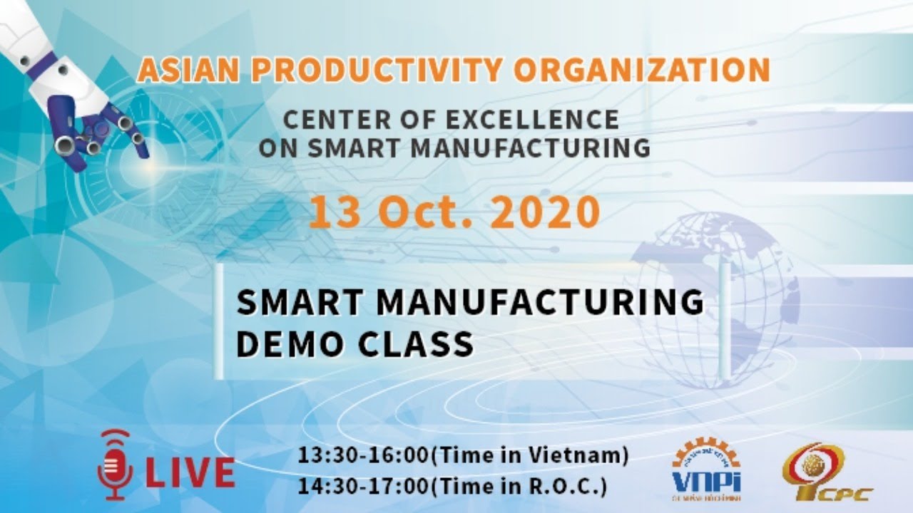 ASIAN PRODUCTIVITY ORGANIZATION CENTER OF EXCELLENCE ON SMART MANUFACTURING COURSE