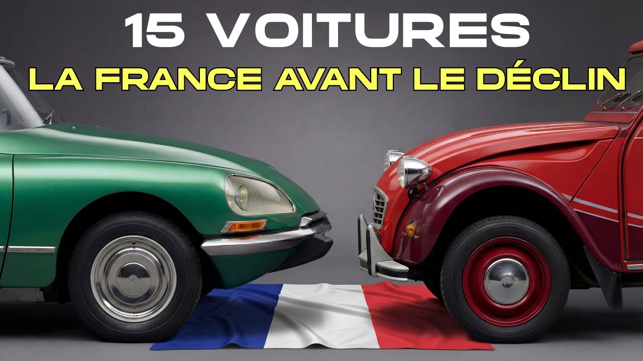 La France moderne racontée par 15 voitures marquantes que vous avez connues