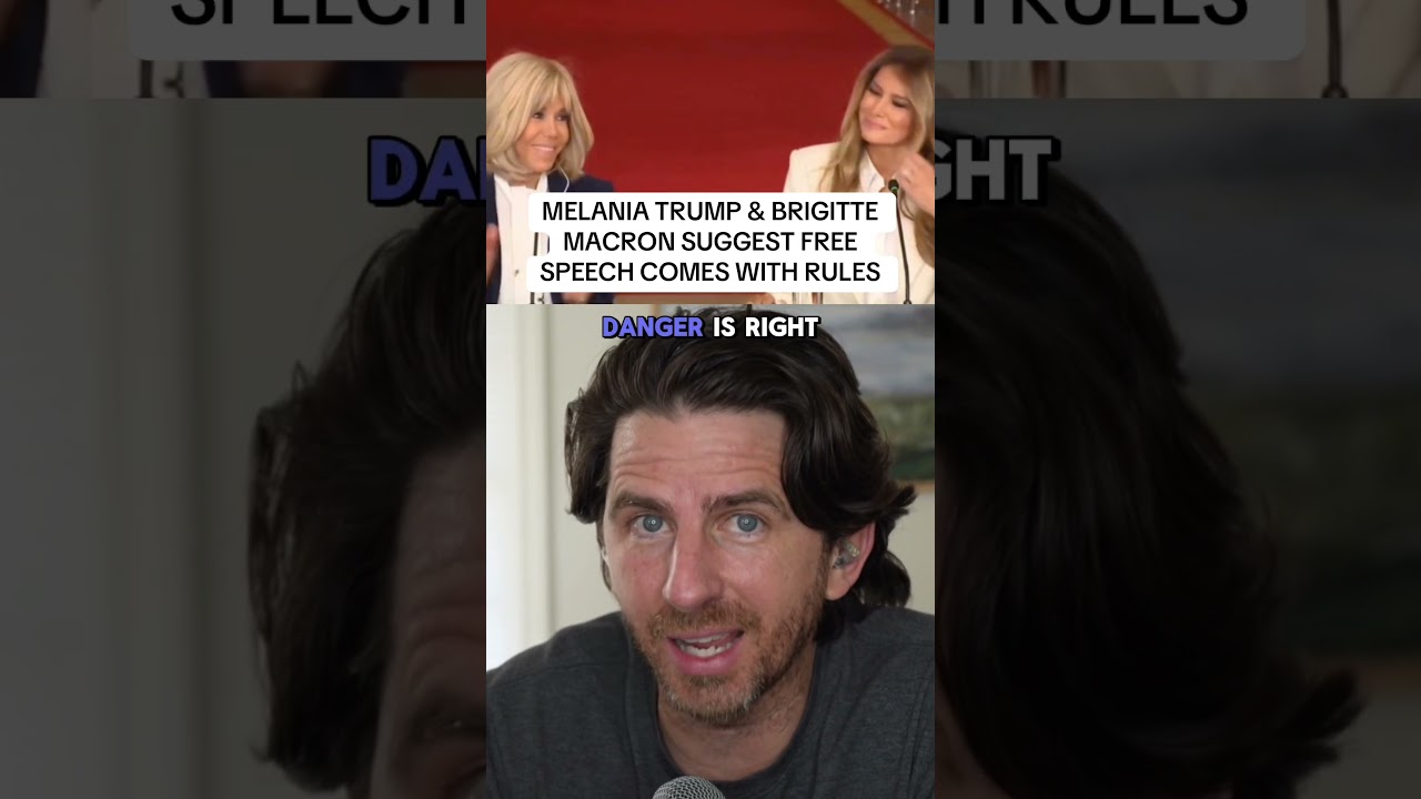 Должна ли свобода слова регулироваться? #melaniatrump #uspolitics #freespeech #brigittemacron