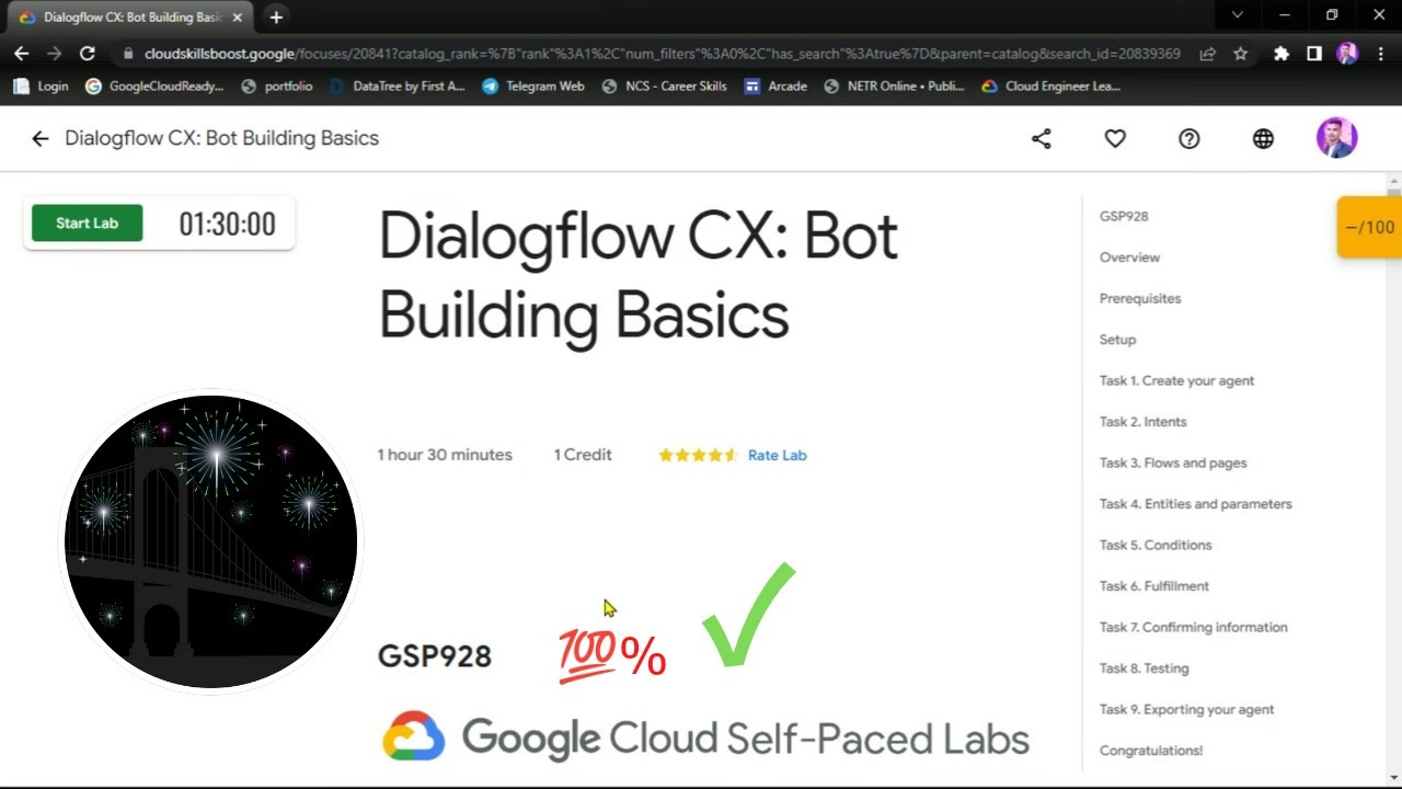 Dialogflow CX Bot Building Basics [ GSP928 ] Solution