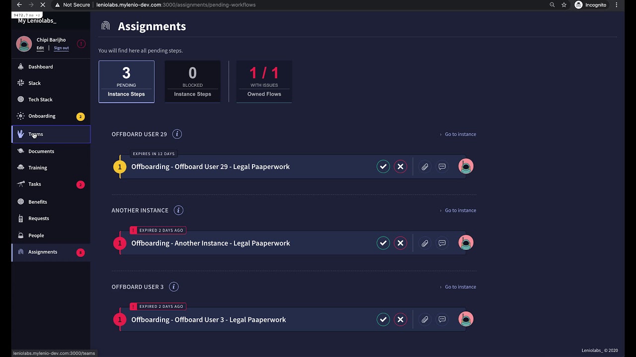 Setup and Support Flows with MyLenio