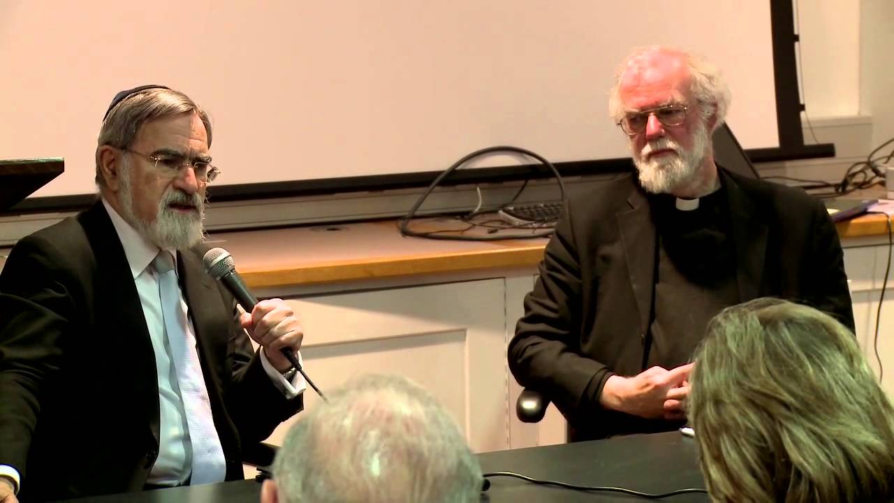 Chief Rabbi Lord Jonathan Sacks and Lord Rowan Williams: 