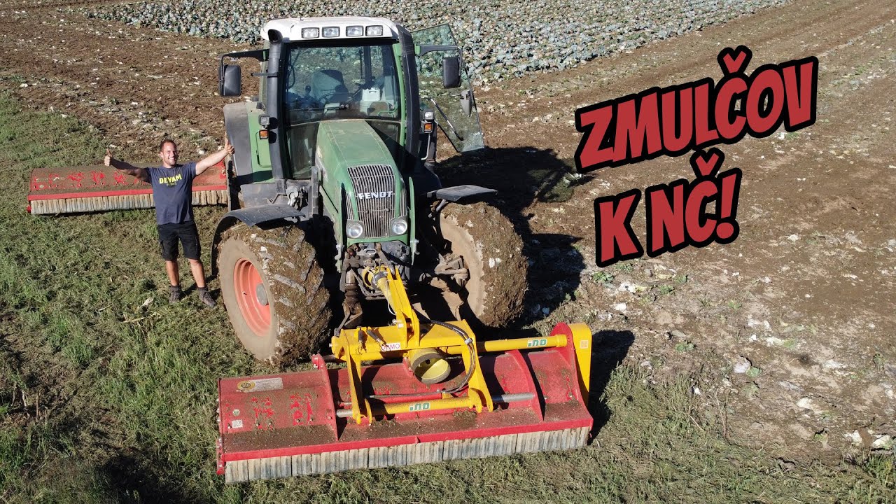Mulčanje z INO Cayman 280 + INO Dominator 280