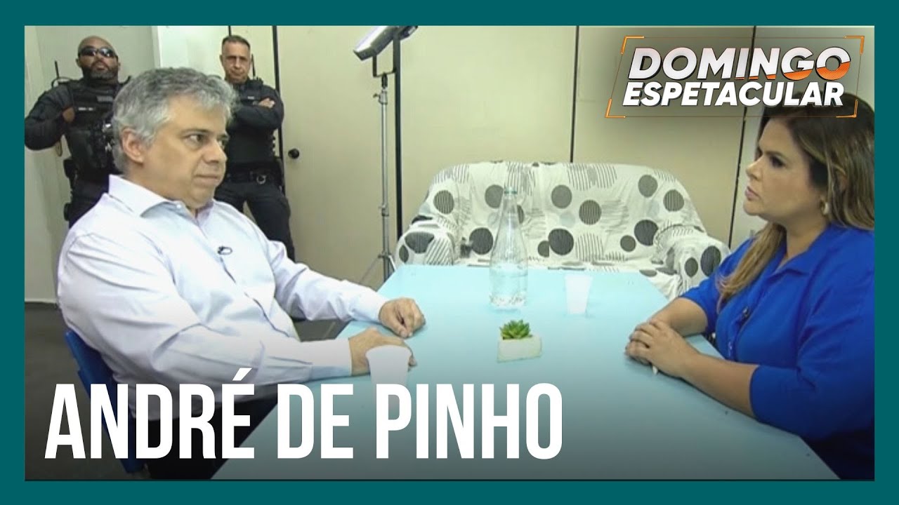 Exclusivo: promotor acusado de assassinar a esposa fala com o Domingo Espetacular
