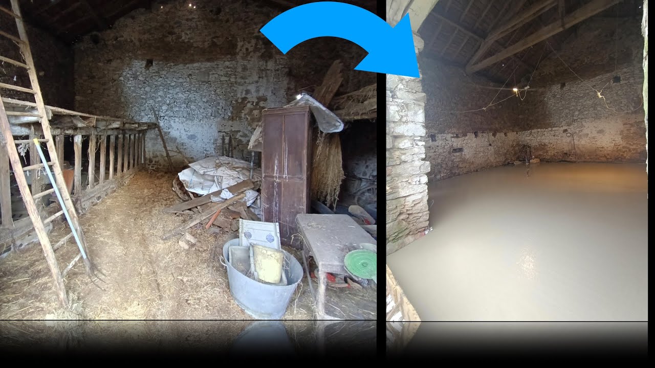 RENOVATION MAISON EPISODE 1 - LA DALLE BETON