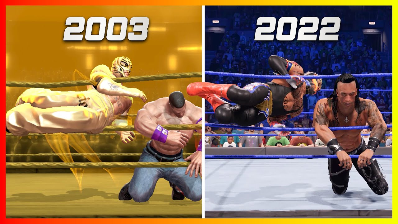 Evolution of 619 in WWE games! (2003 - 2022)