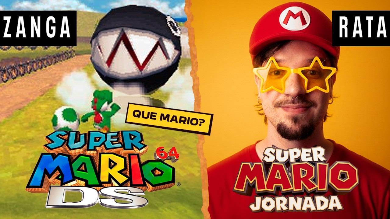 🔴 MARIO 64 DS pela primeira vez – Super Mario Jornada (ao vivo) #1