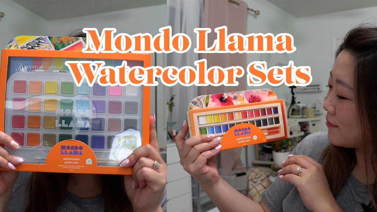Watercolor for Kids? Mondo Llama Watercolor Sets - Honest Product Review