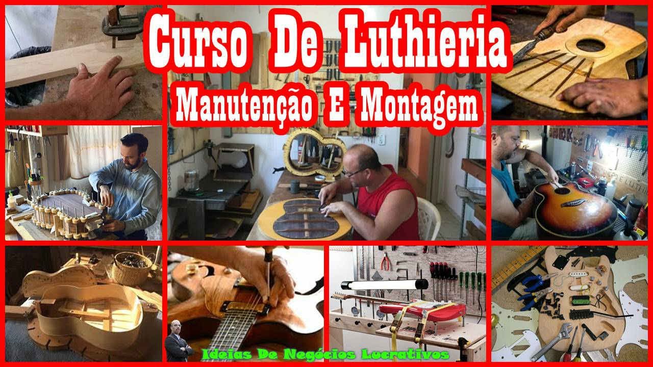 ✅✅CURSO DE LUTHIERIA, Conserto, Manutenção e Montagem De Instrumentos Musicais De Cordas - FULL HD✅✅