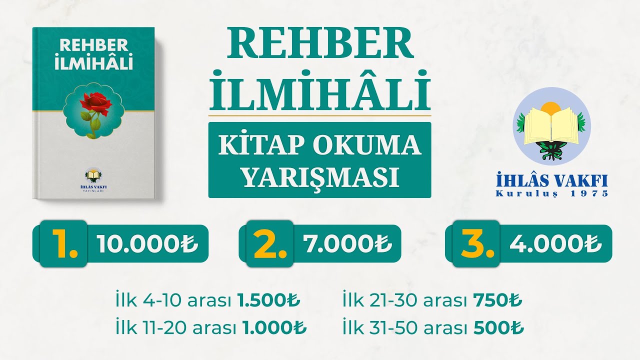 26.12.2025 - Rehber İlmihali Kitap Yarışması